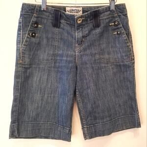 Signature Levis Strauss & Co. Vtg. Bermuda Short Lightweight Women's Size 6